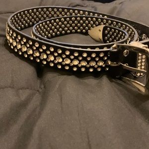 Diamond studded belt
